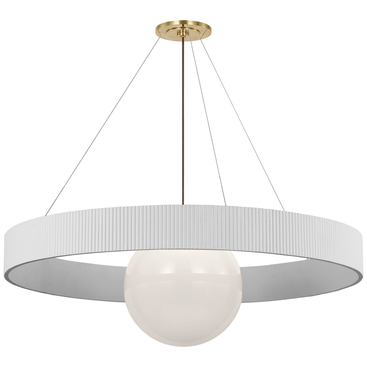 Arena 53" Ring and Globe Chandelier