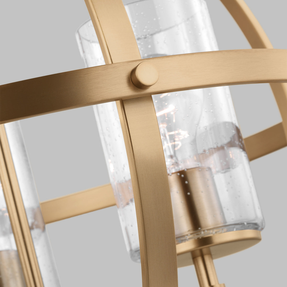 Alturas Three Light Chandelier — Clear Seeded