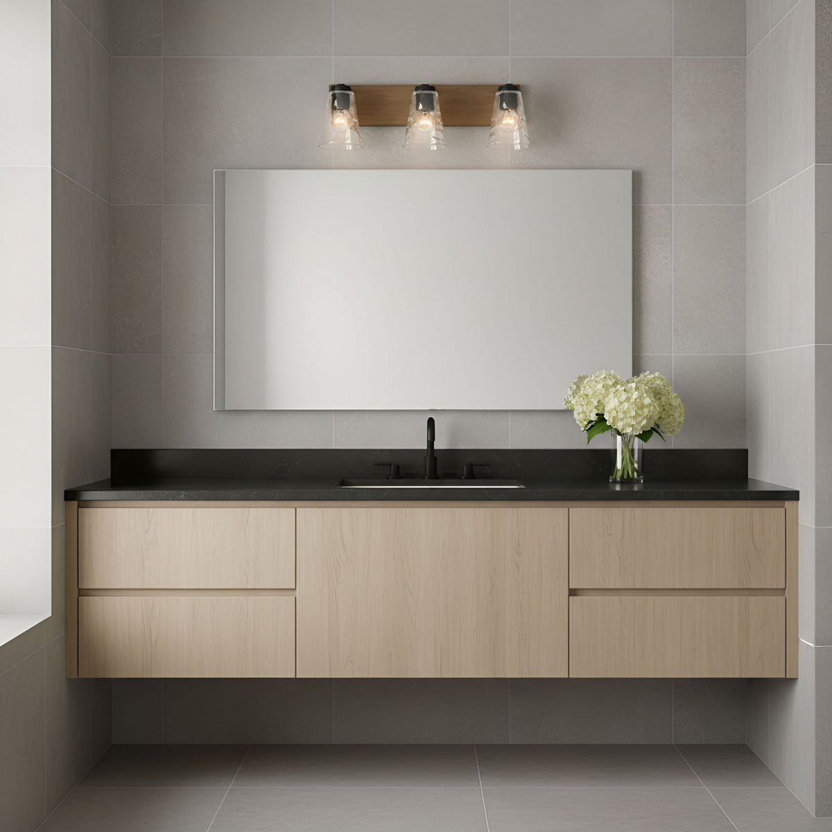 Dunton Three Light Bath