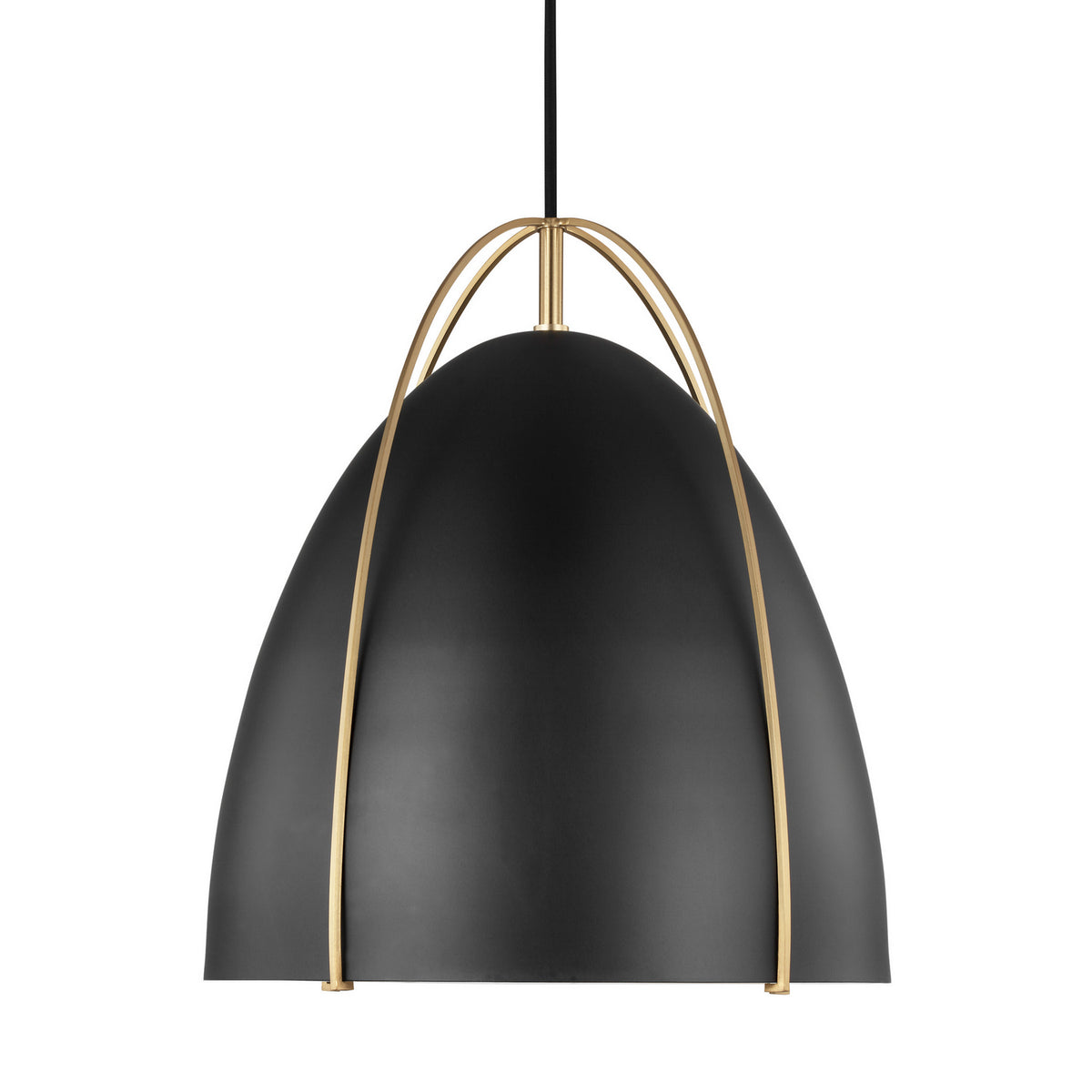 Norman Medium Pendant — Midnight Black, 75 W