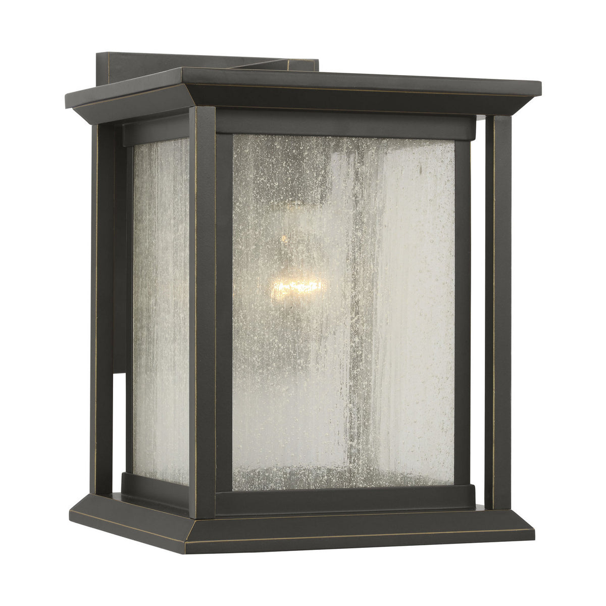 Audley 10" Lantern — Distressed Seeded