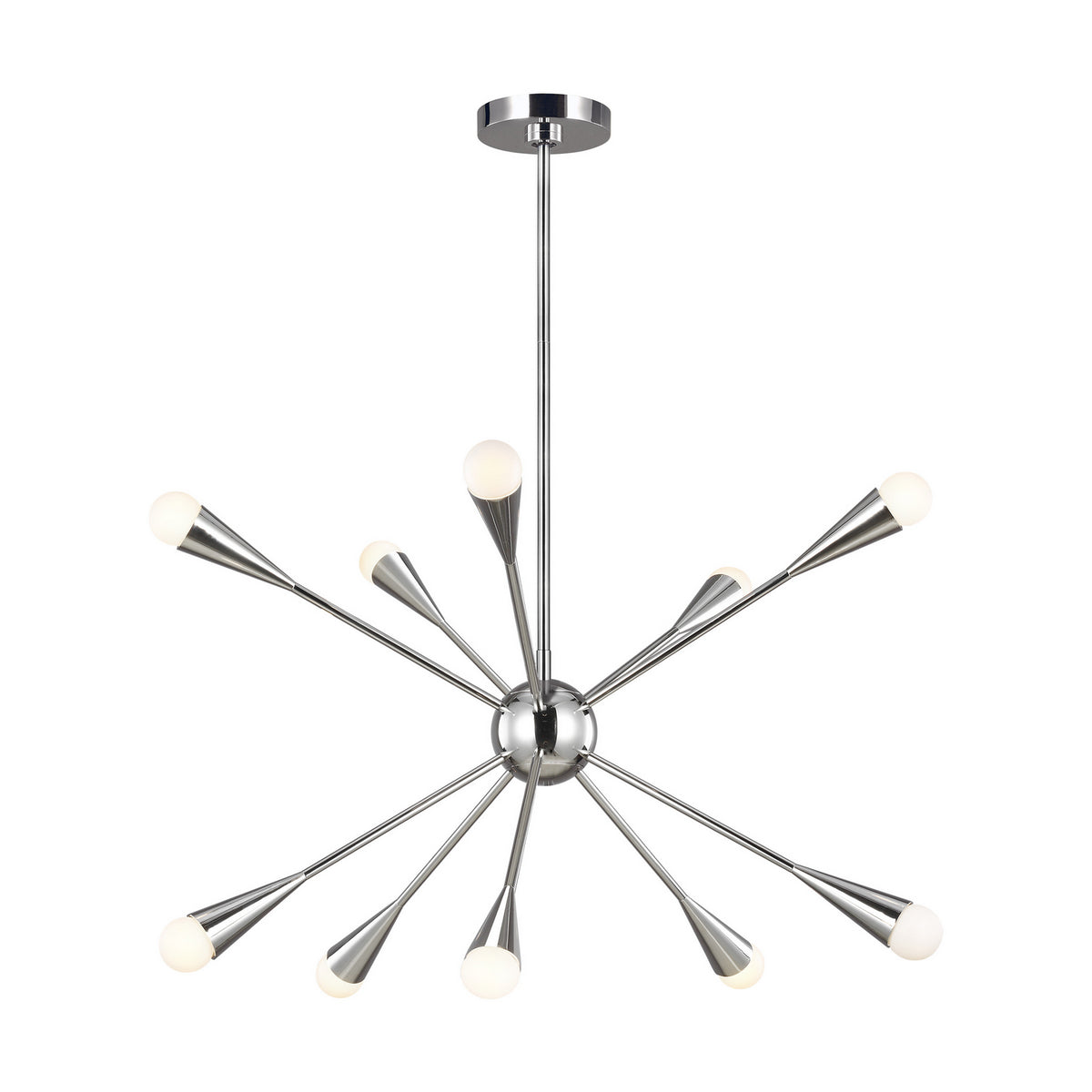 Ten Light Chandelier — 27.25"