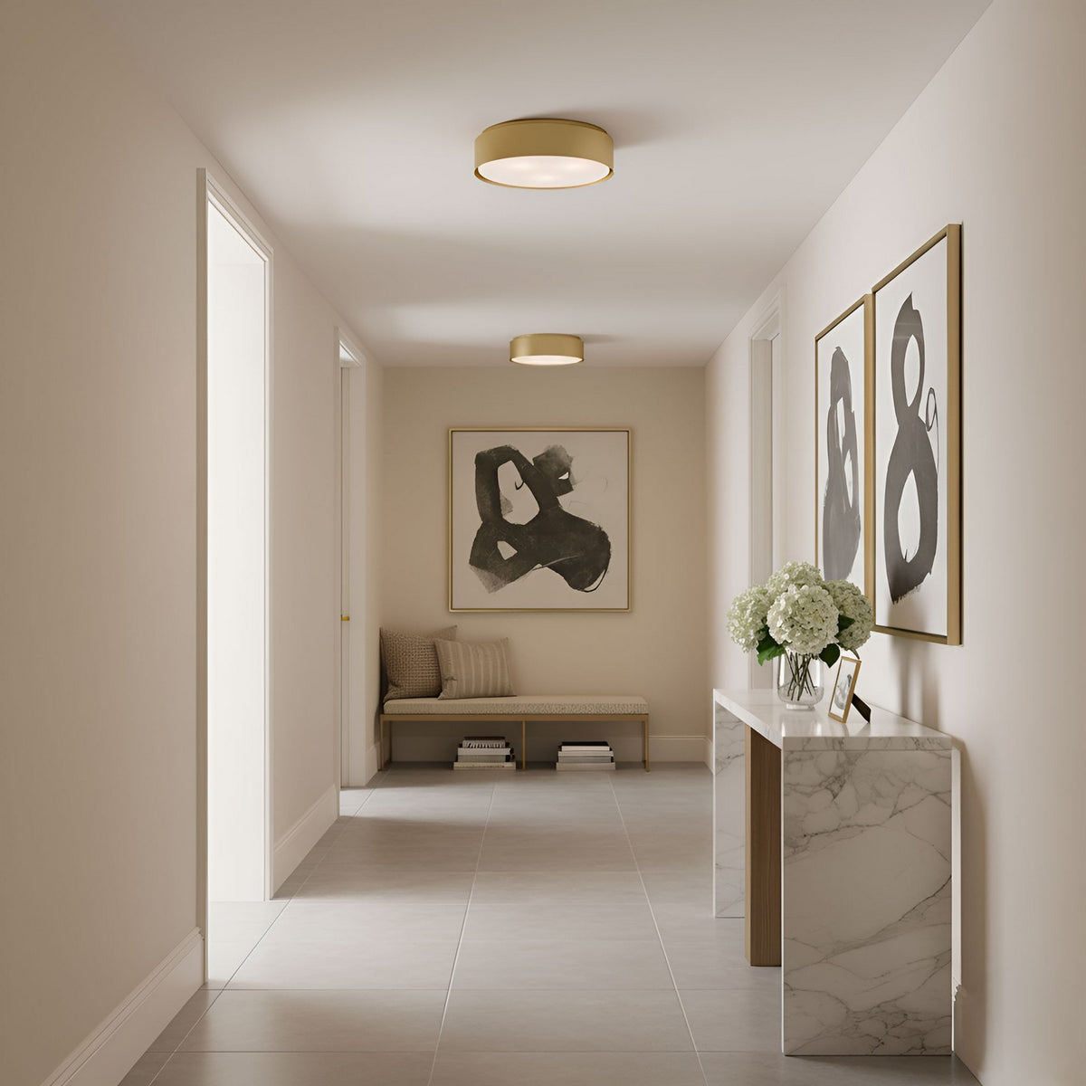 Dartmore Large Flush Mount