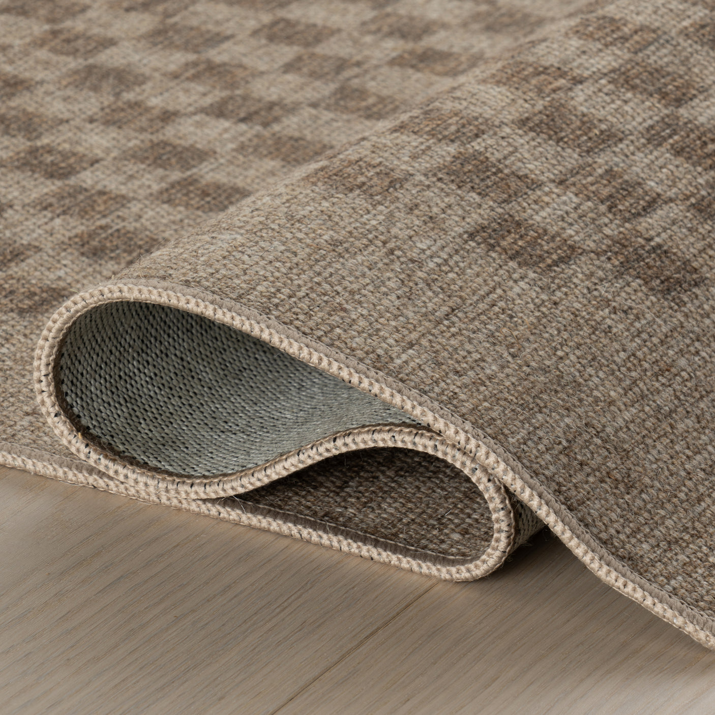 Nate Berkus Watts Modern Checkered Washable Area Rug