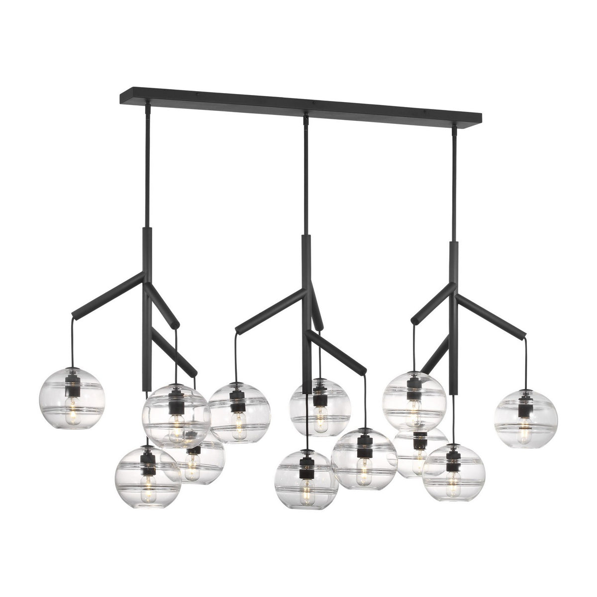 12 Light Chandelier — 30.00"
