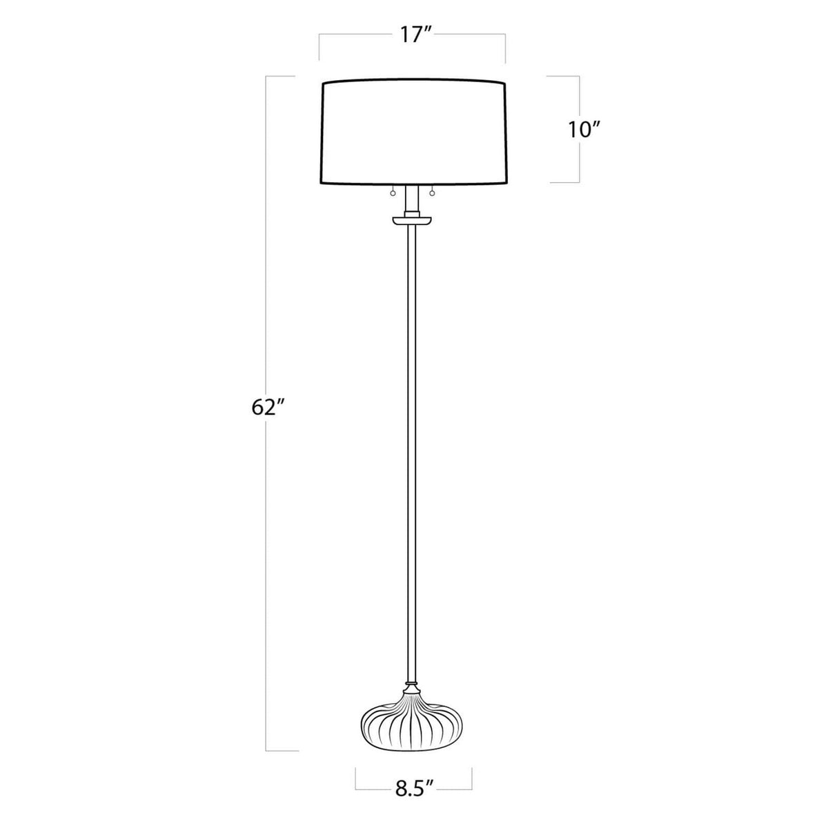 Clove Two Light Floor Lamp