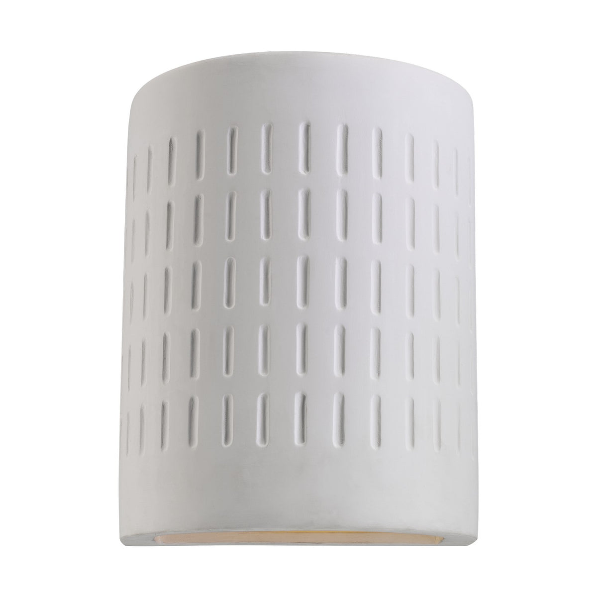 One Light Outdoor Wall Lantern — 10.00", Unfinished Ceramic