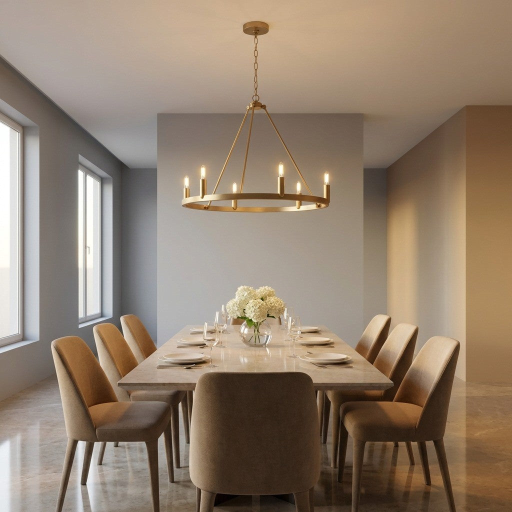 Mirla Six Light Chandelier