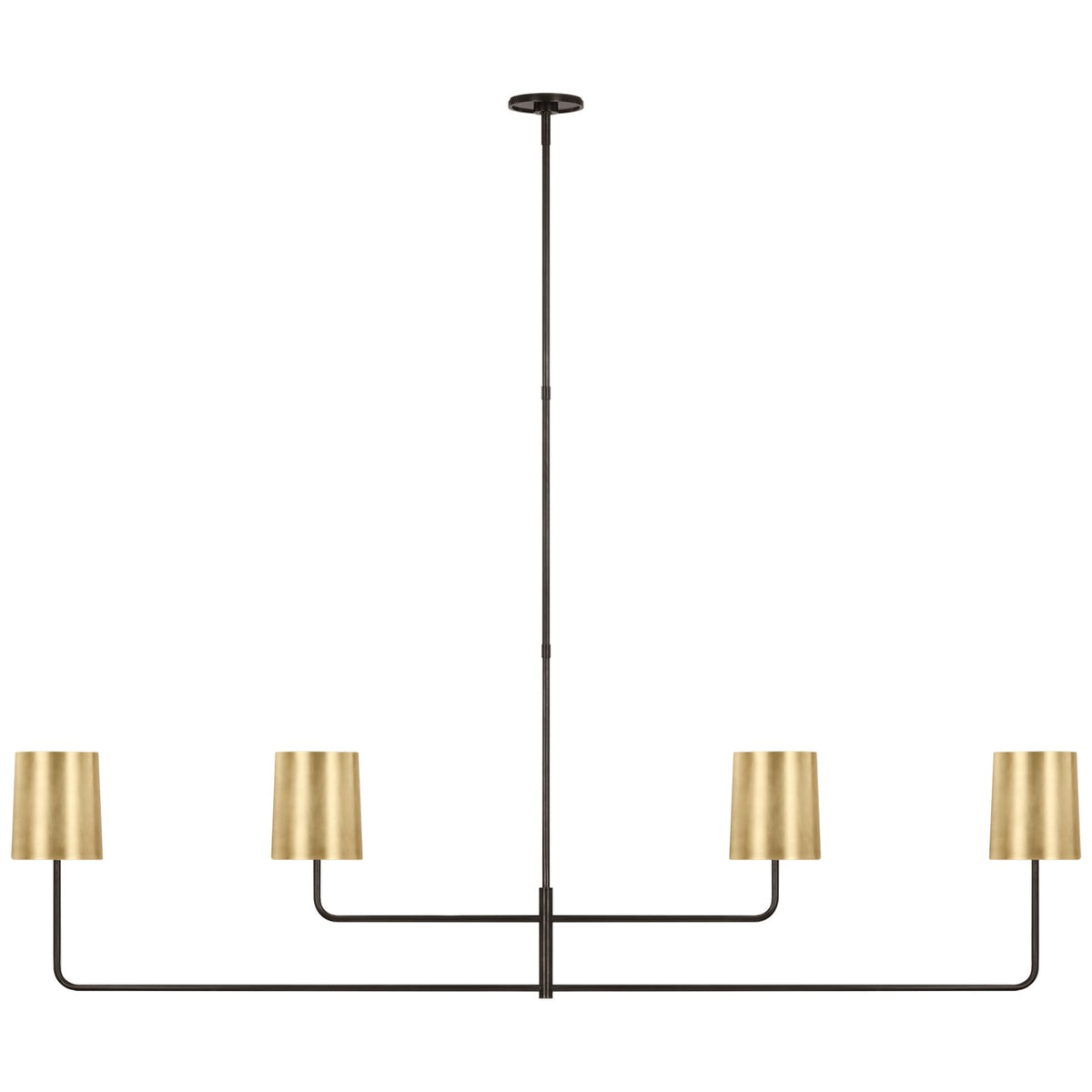 Go Lightly 70" Four Light Linear Chandelier