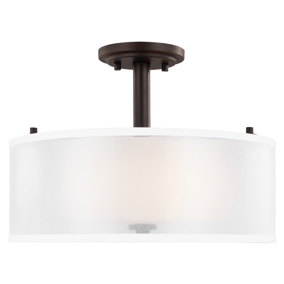 Elmwood Park Two Light Semi Flush Mount