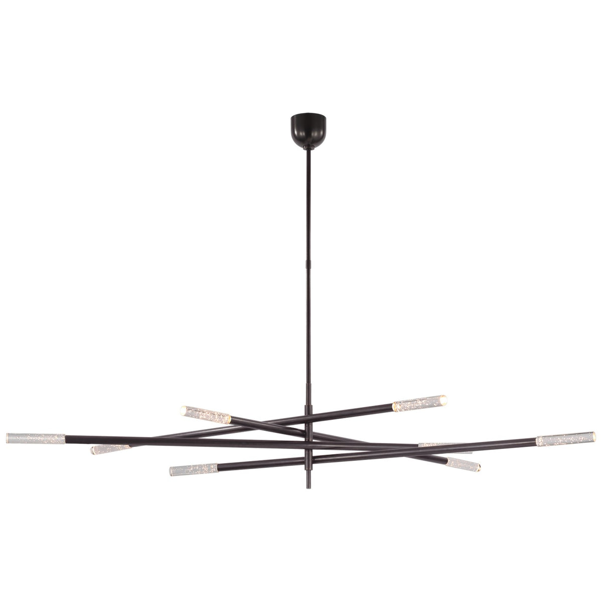 Rousseau Oversized Eight Light Articulating Chandelier
