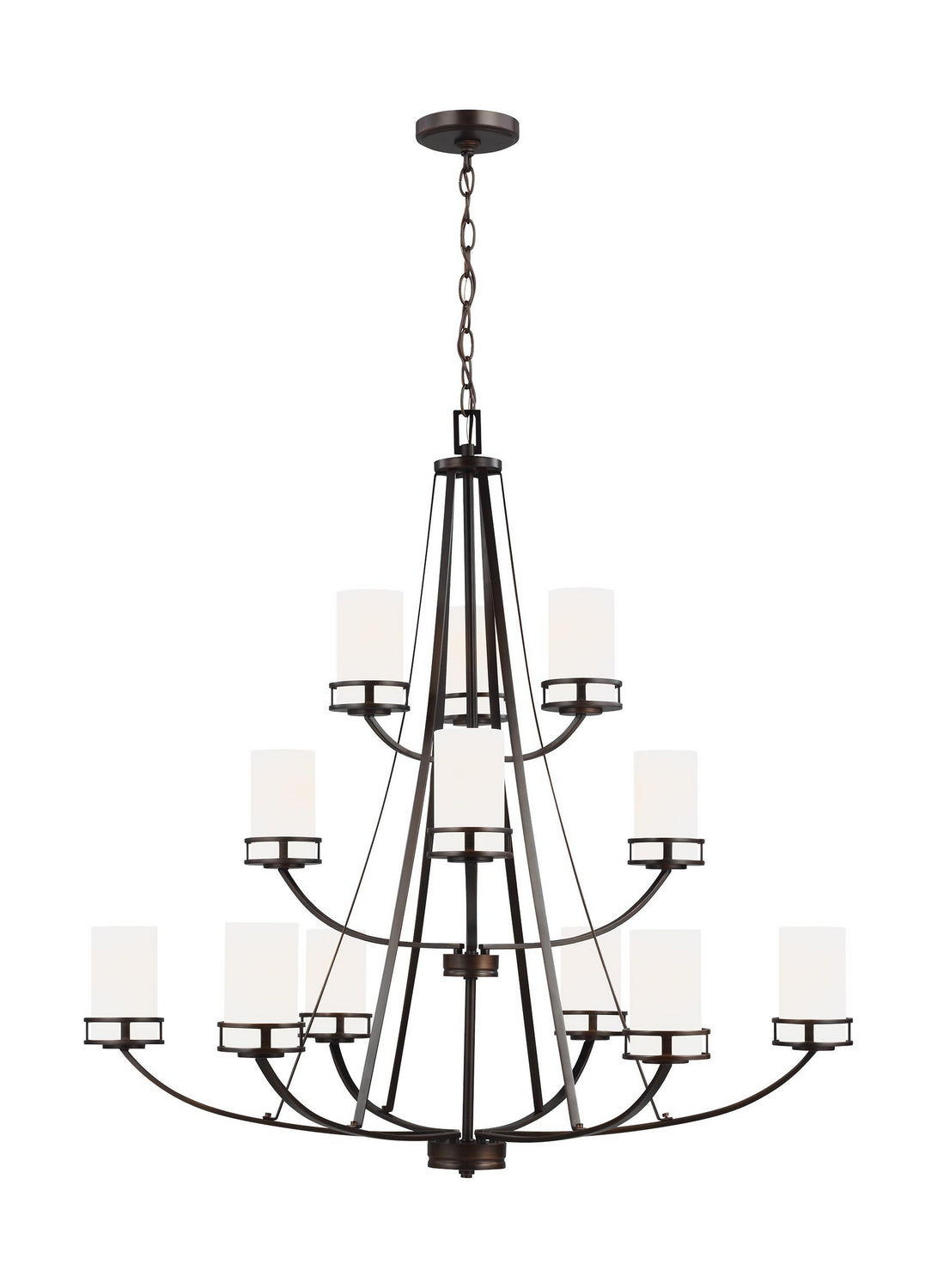 12 Light Chandelier — 40.63"