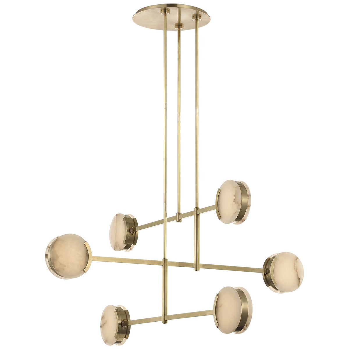 Melange 54" Multi-Positional Chandelier