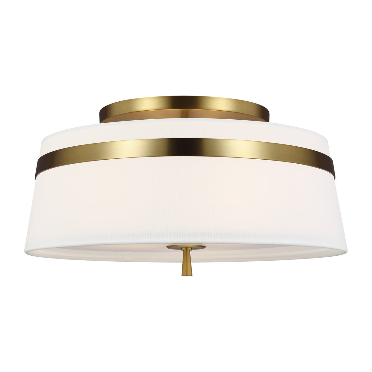 Three Light Semi-Flush Mount — 9.50"