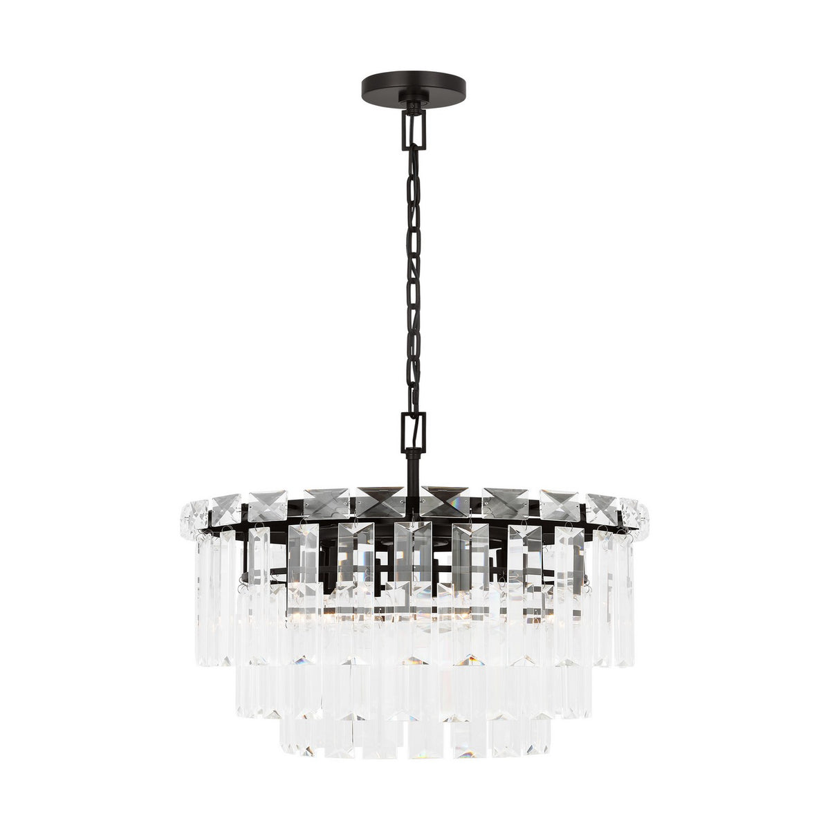 Ten Light Chandelier — 24.13"