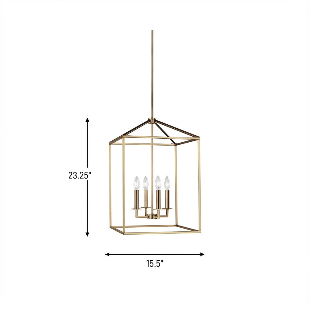Perryton Four Light Hall/Foyer Pendant — 23.25"