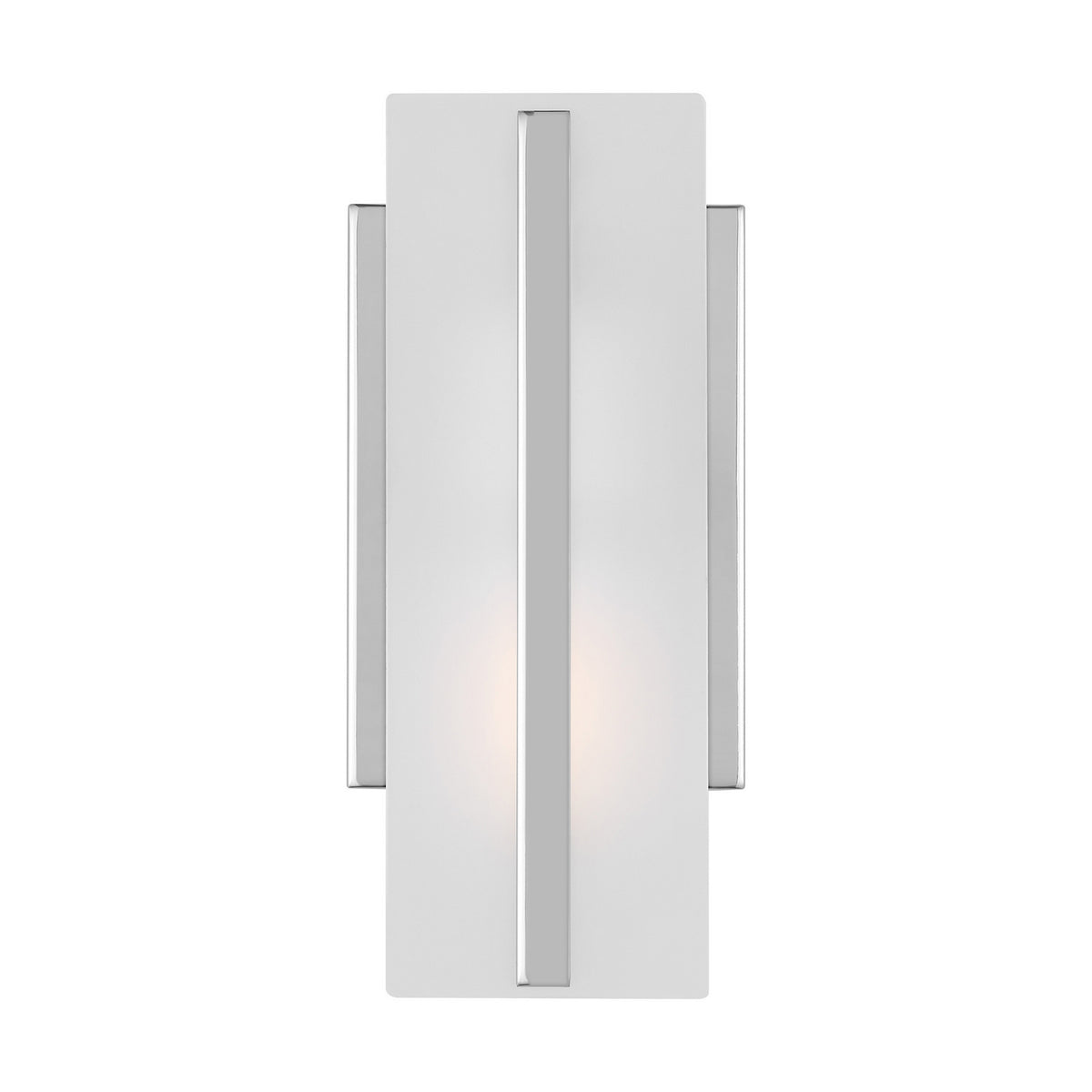 LED Bath Wall Sconce — W: 4.75" × H: 10.00" × D: 4.88"