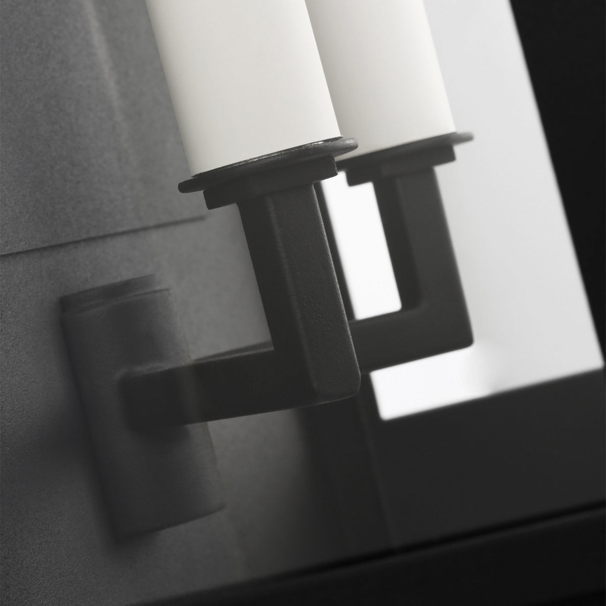 Two Light Outdoor Wall Sconce — 19.13"