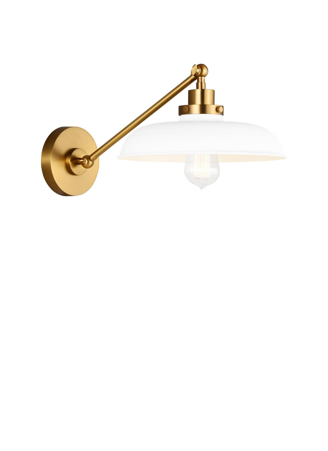 Wellfleet One-Arm Wide Sconce