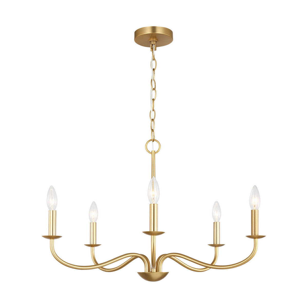 Abells Five Light Chandelier