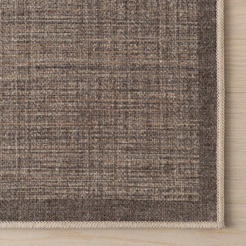 Nate Berkus Palmer Modern Solid Washable Area Rug