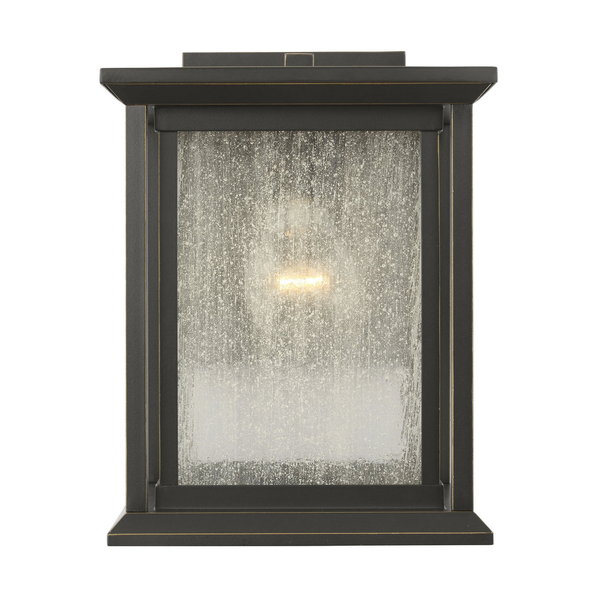 Audley 10" Lantern — Distressed Seeded