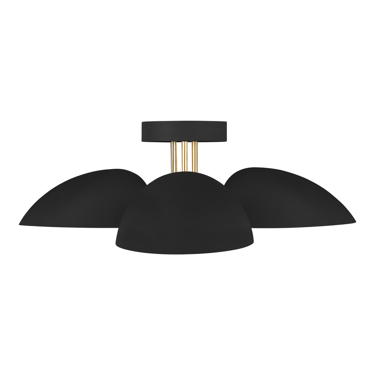 Three Light Flush Mount — 6.00"