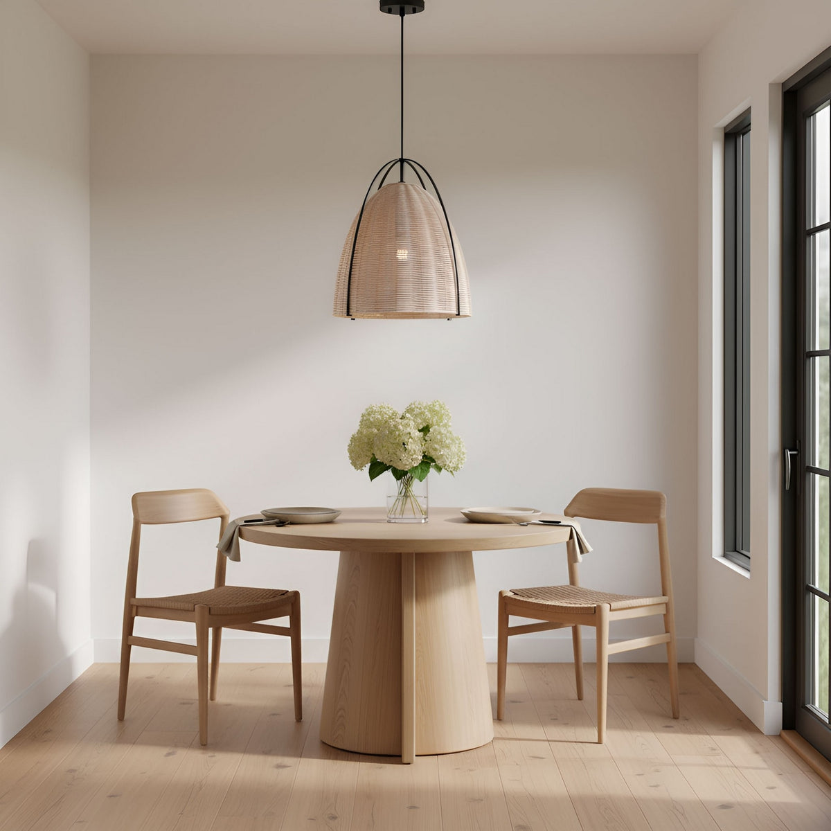 Norman Large Wicker Pendant