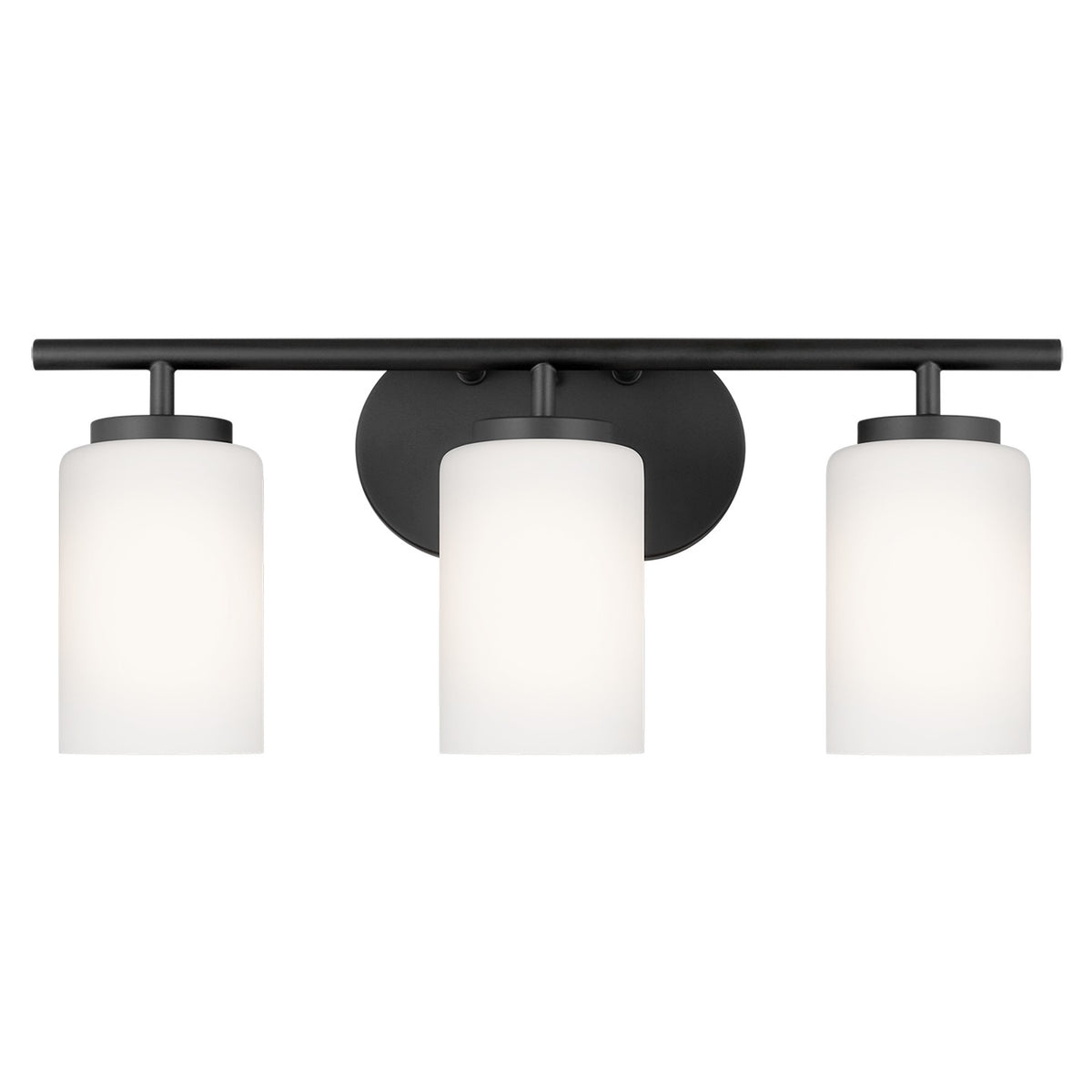 Oslo 3-Light Bath Sconce — Cased Opal Etched