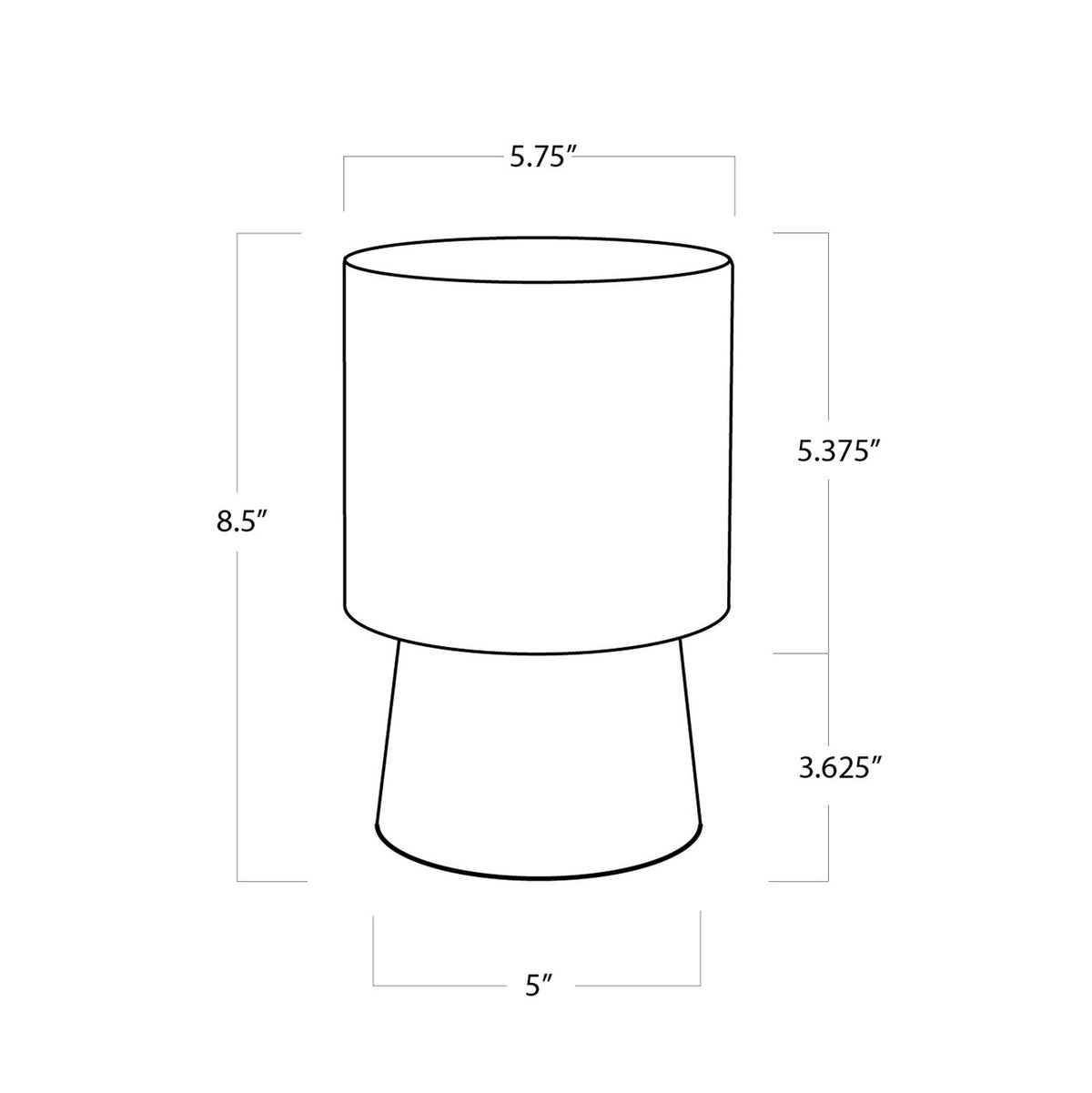 Hazel One Light Mini Lamp