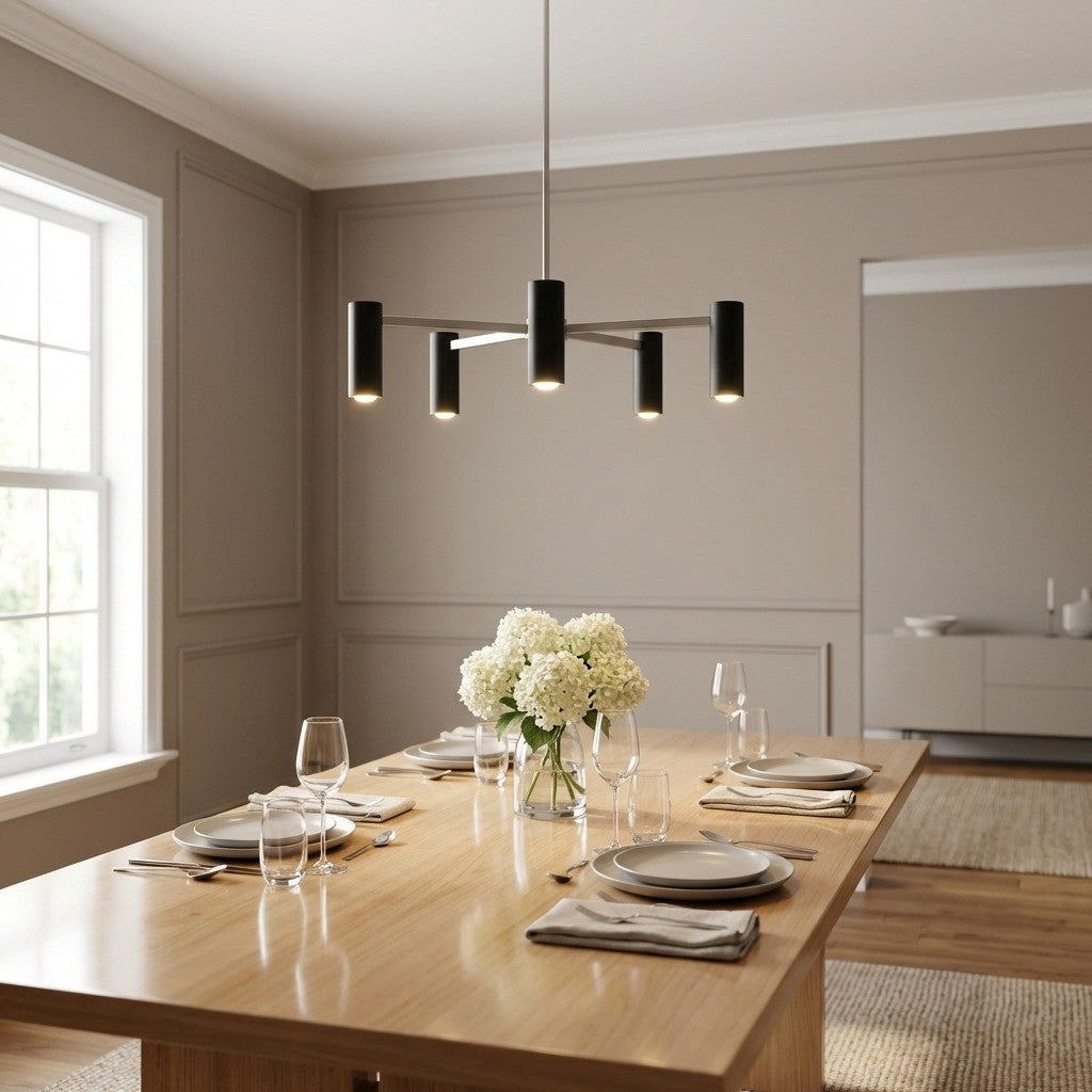Zentro Five Light Chandelier