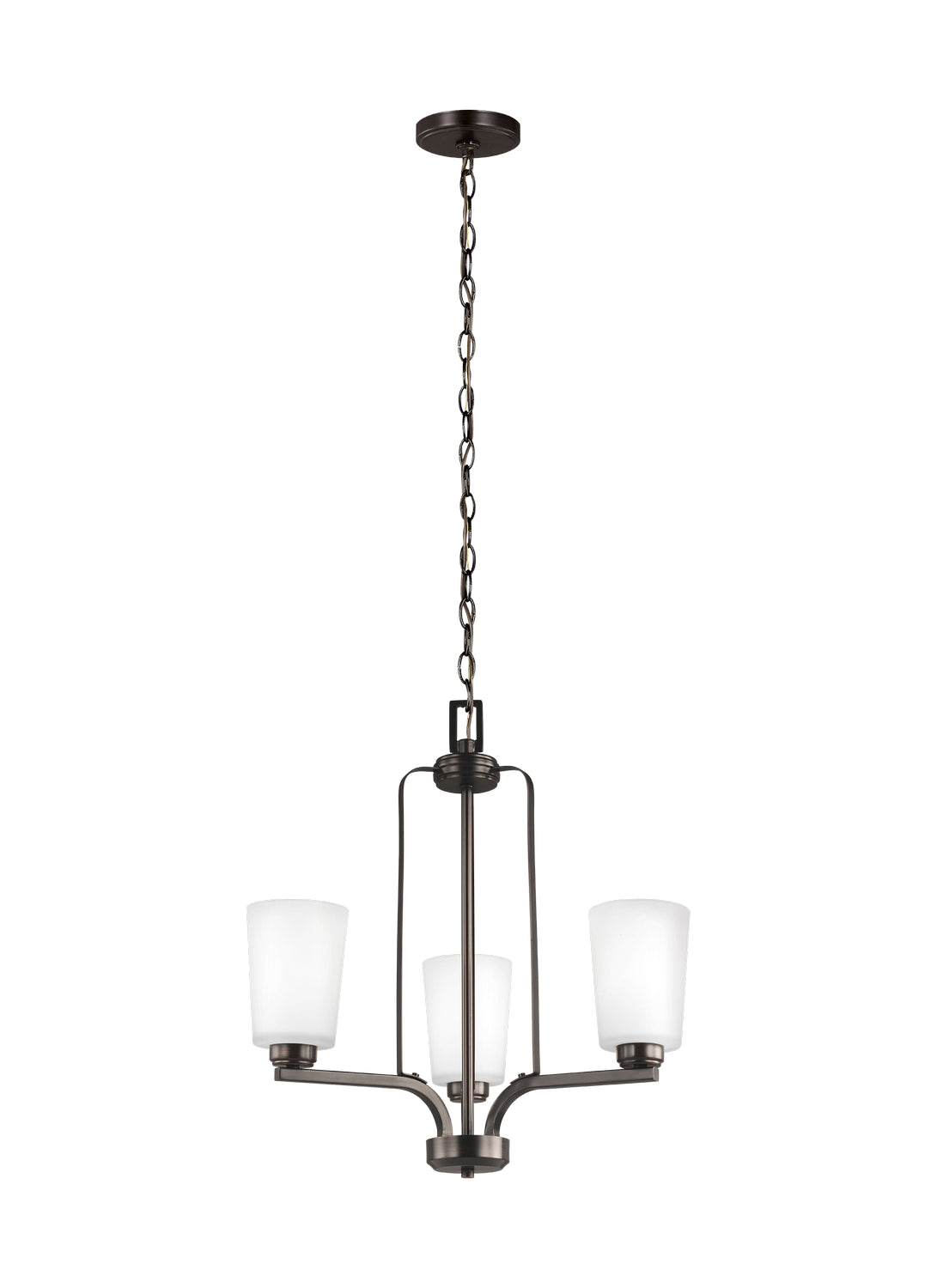 Franport Three Light Chandelier