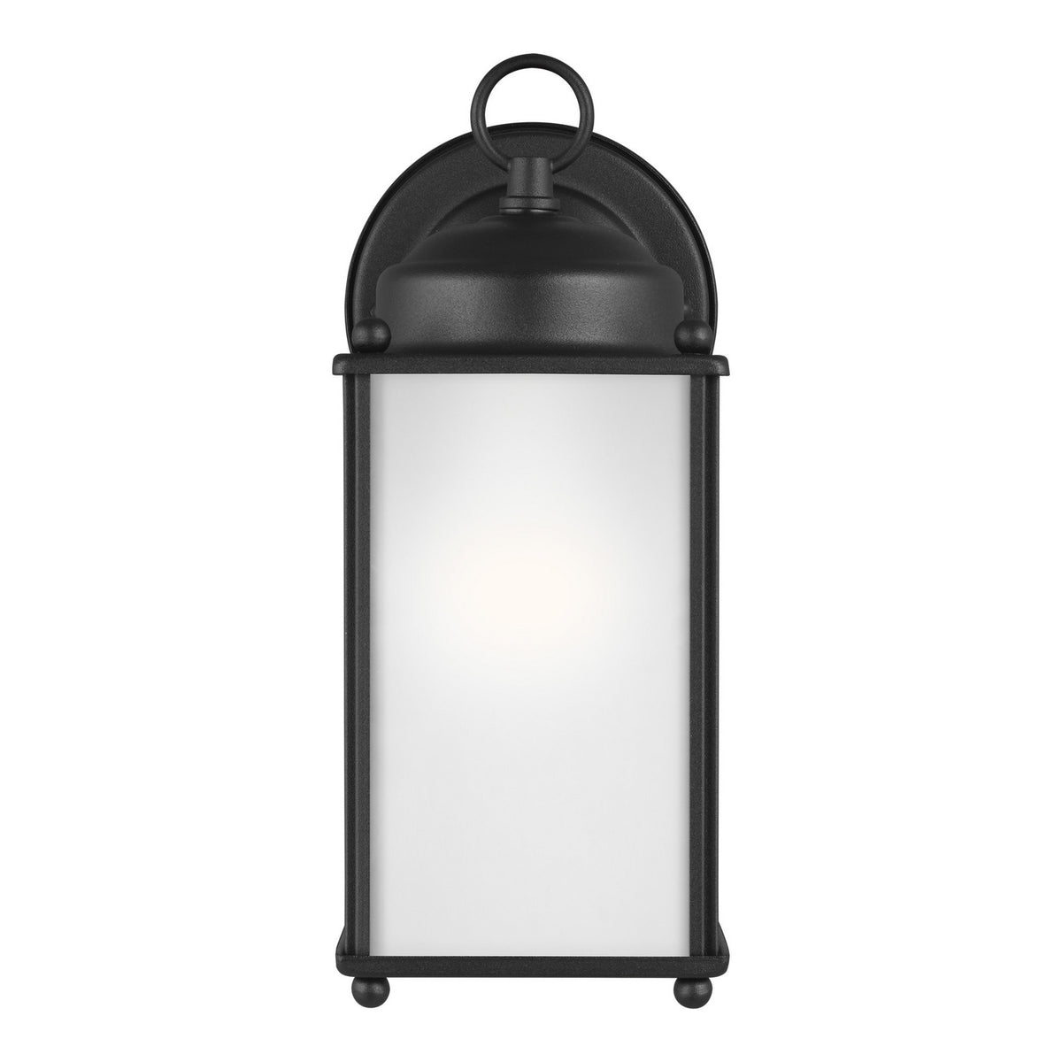 New Castle Medium Wall Lantern — Satin Etched