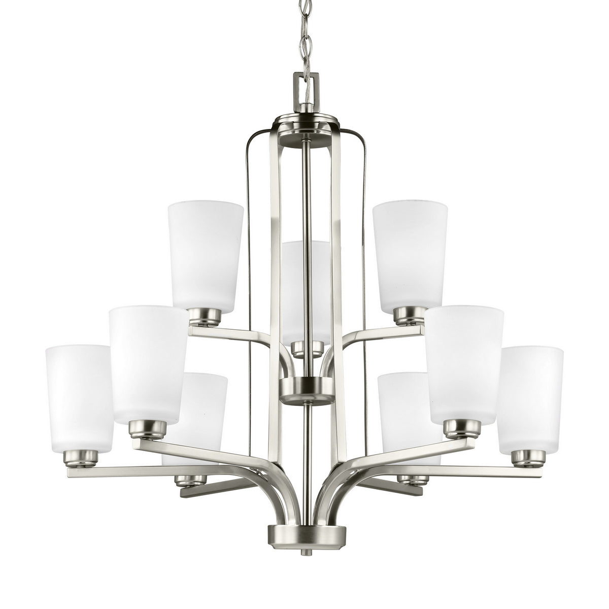Franport Nine Light Chandelier