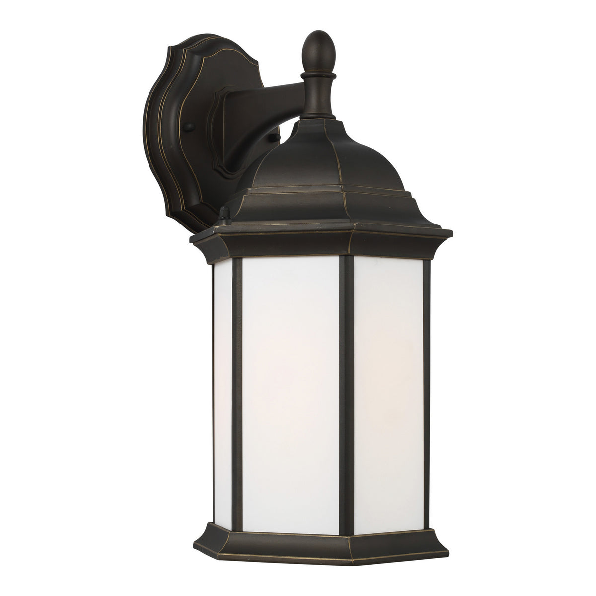 Sevier 16" Downlight Lantern — Satin Etched