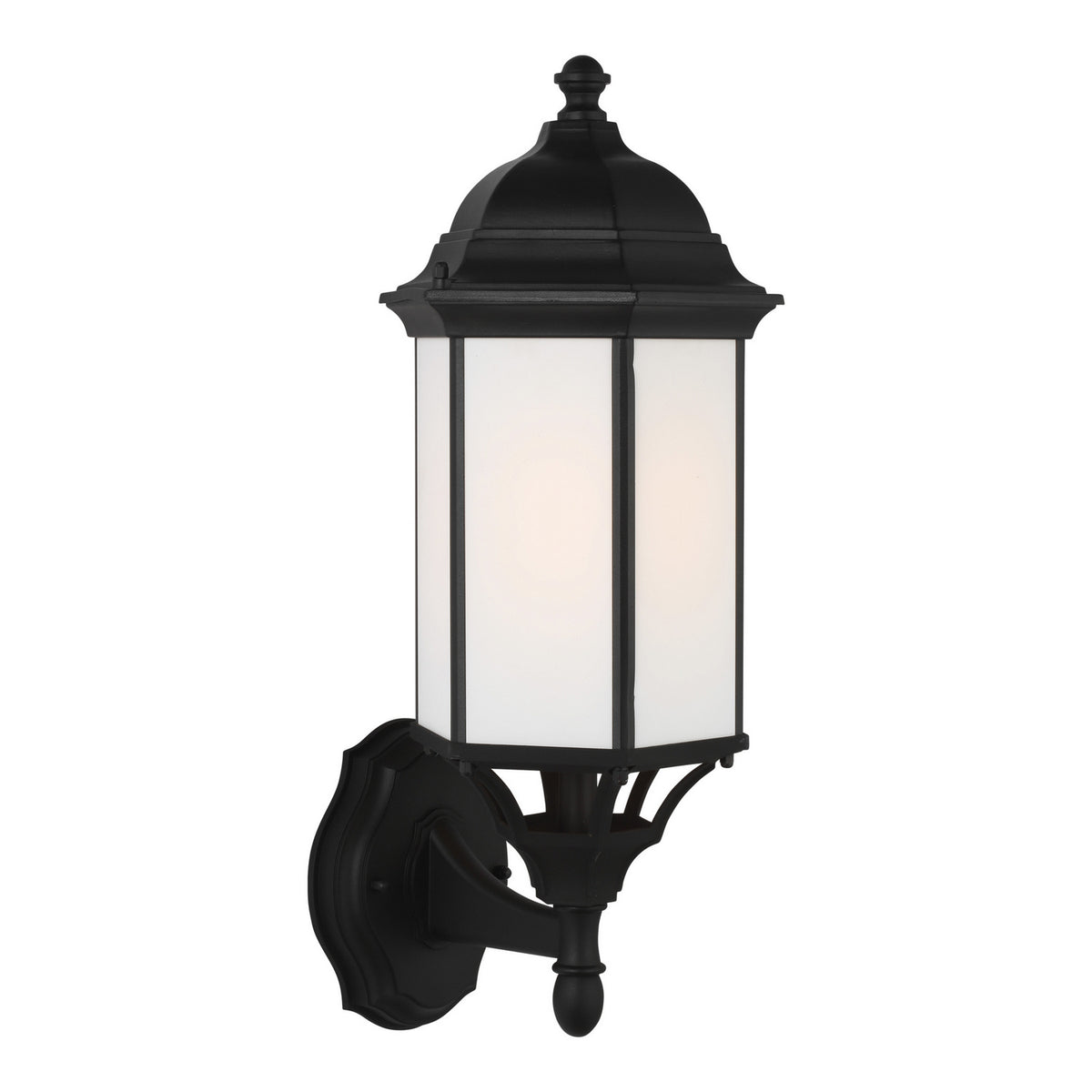 Sevier 19.5" Uplight Lantern — Satin Etched