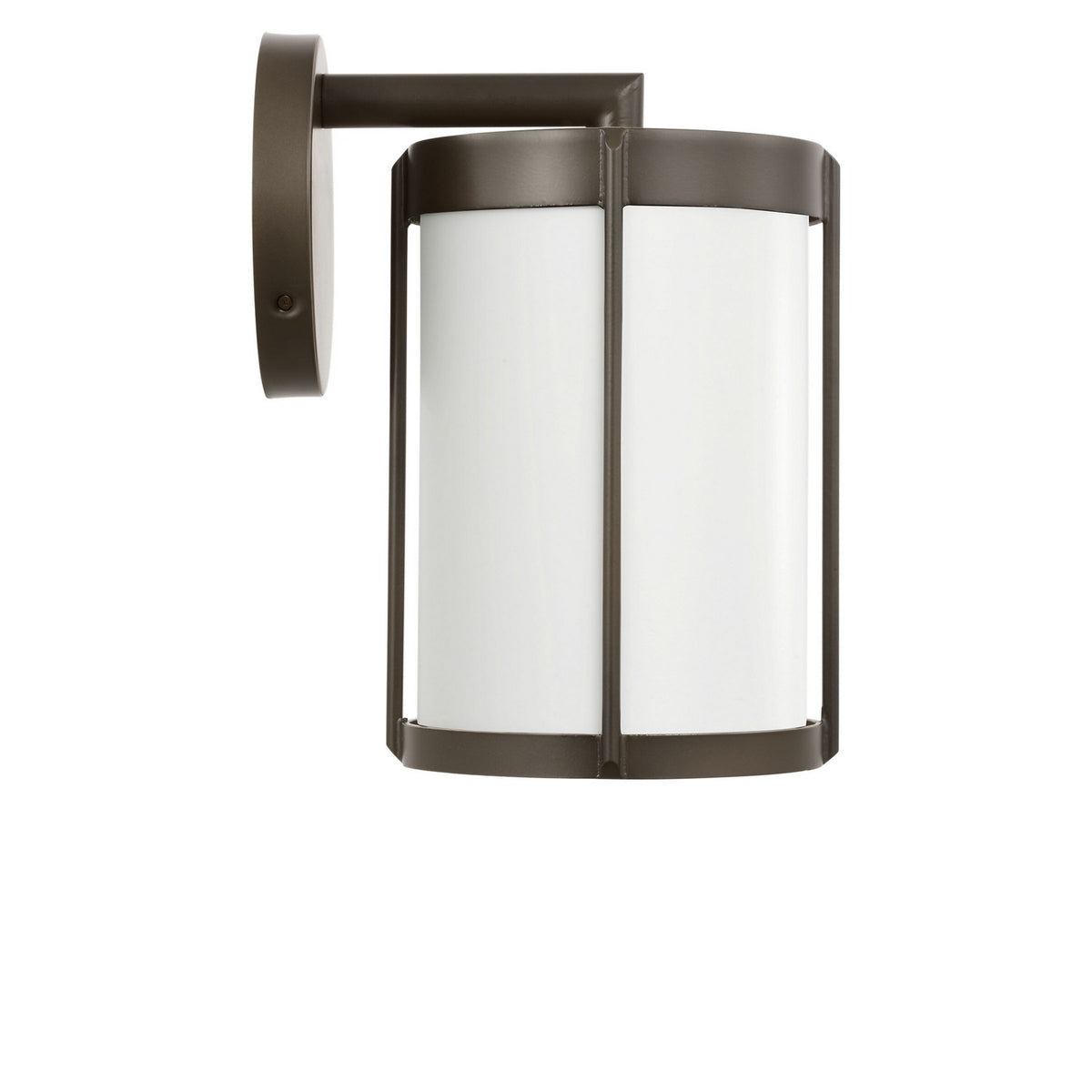 Luning Small Lantern — White Aluminum Shade