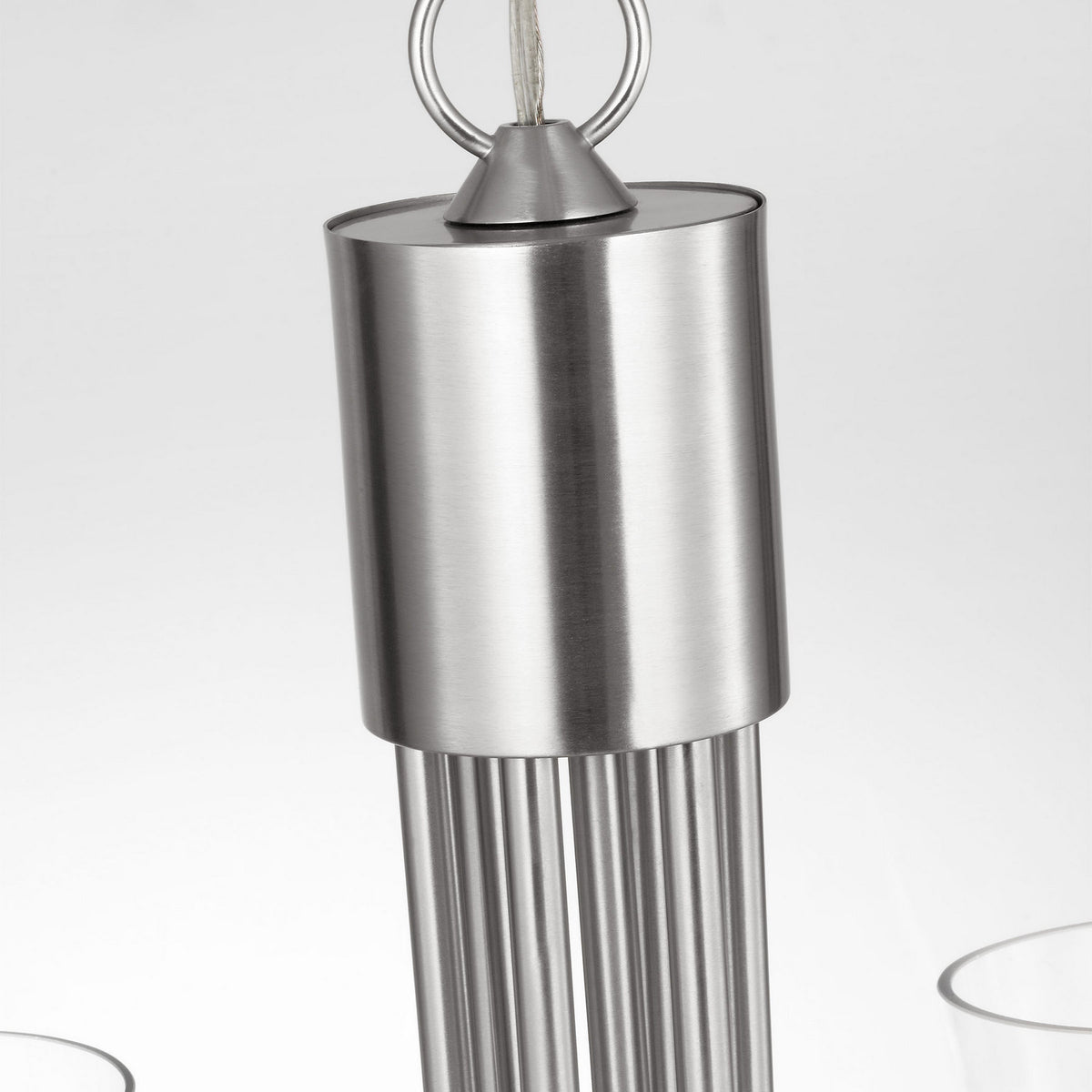 Miles Nine Light Chandelier — Clear