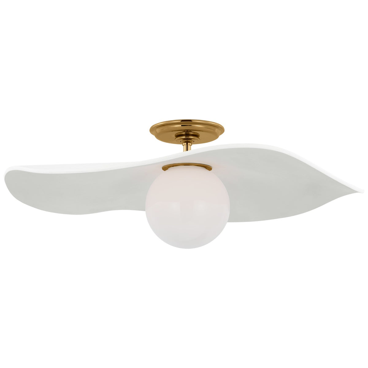LED Semi-Flush Mount — 8.00"