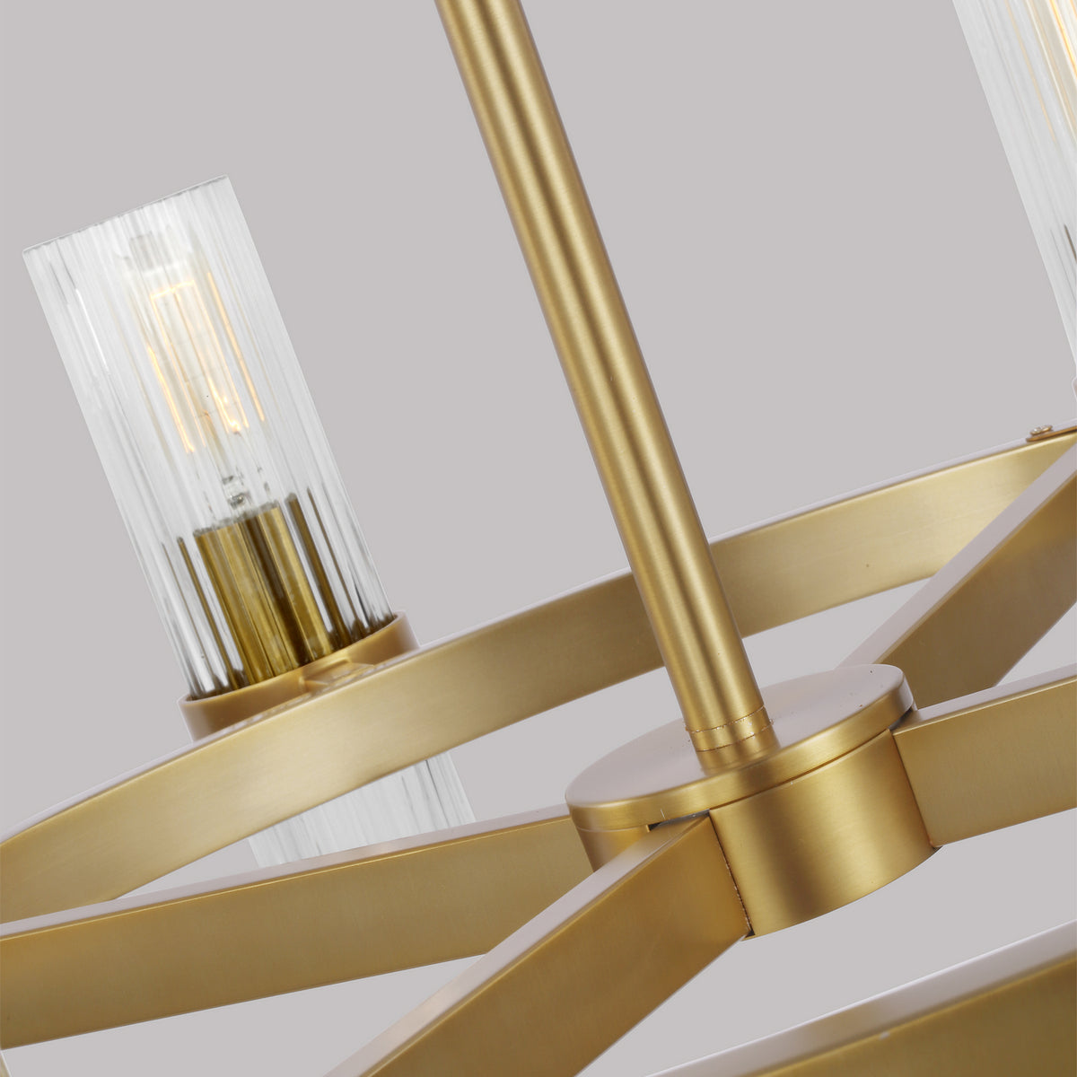 Eight Light Chandelier — 33"