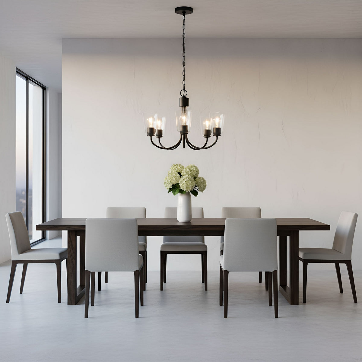 Miles Five Light Chandelier