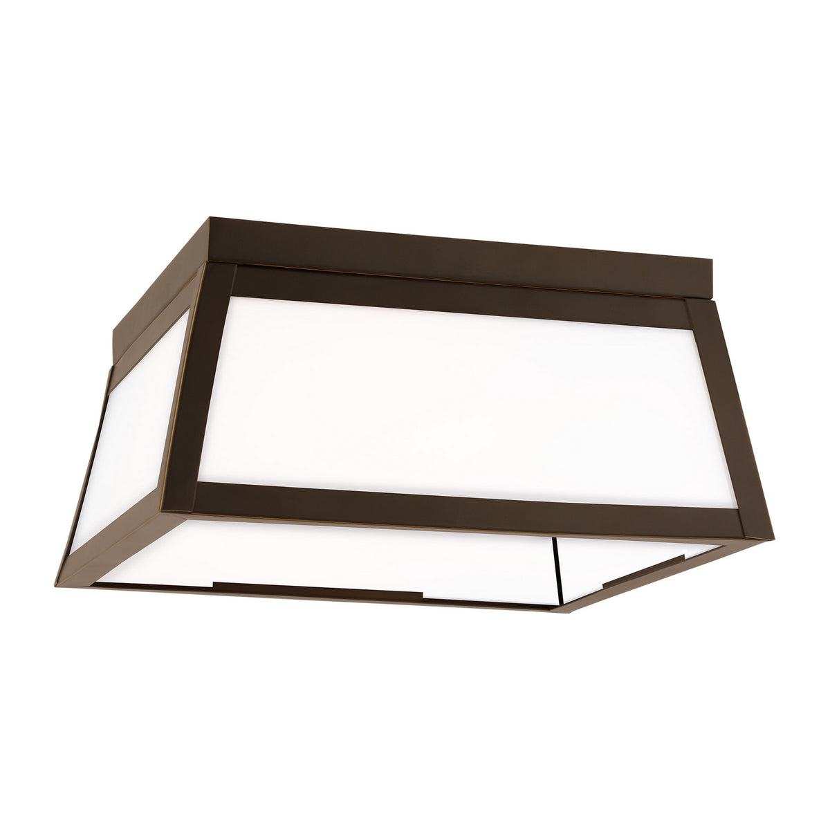 Two Light Outdoor Flush Mount — 60 W