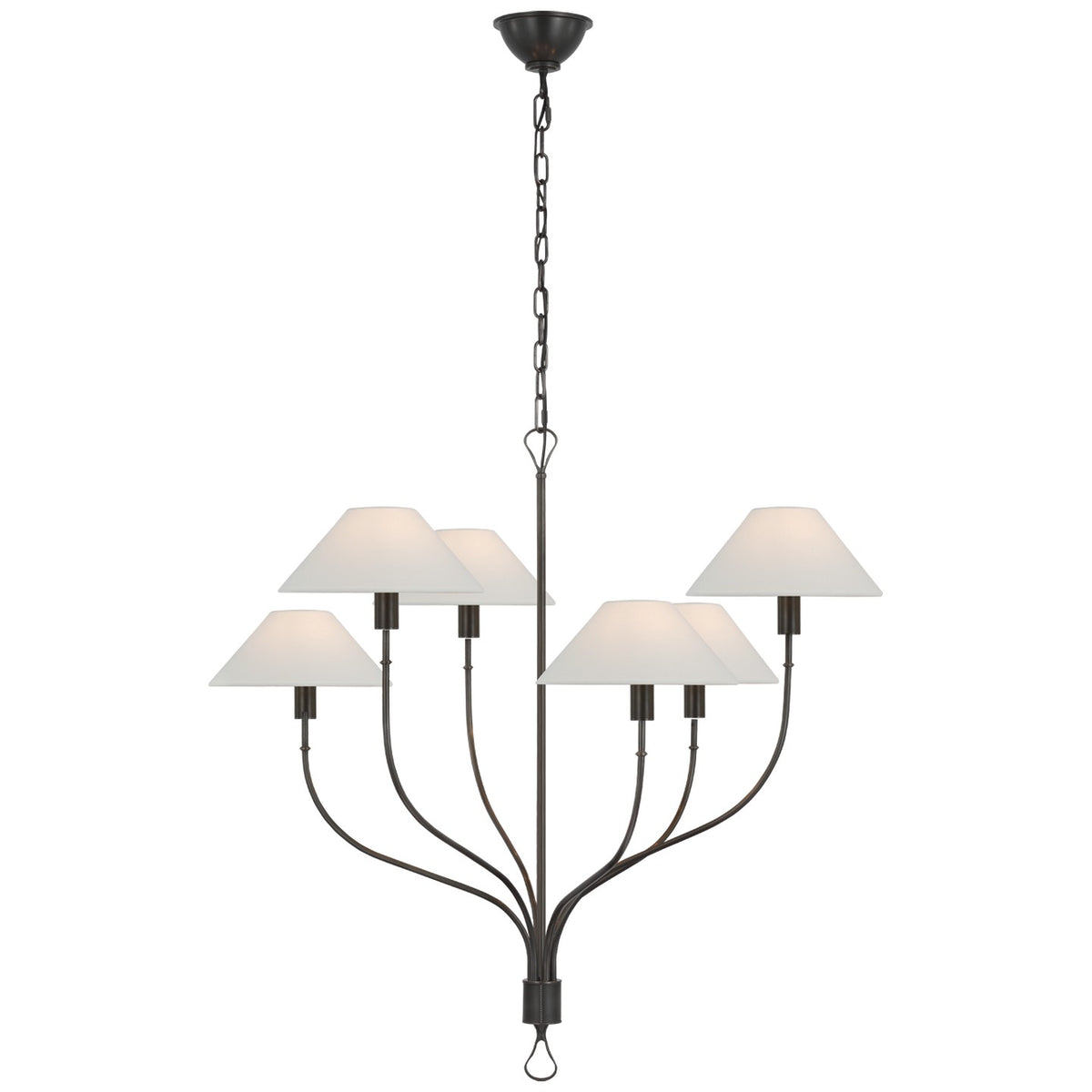 Griffin Large Staggered Tail Chandelier