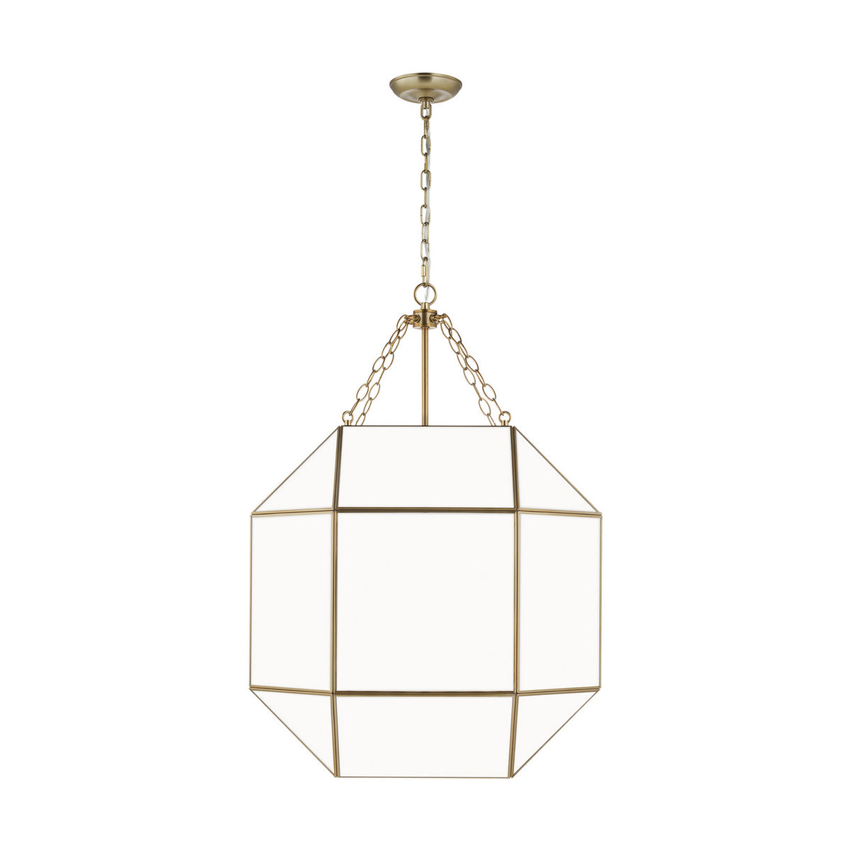 Morrison Large Lantern — Smooth White, 60 W