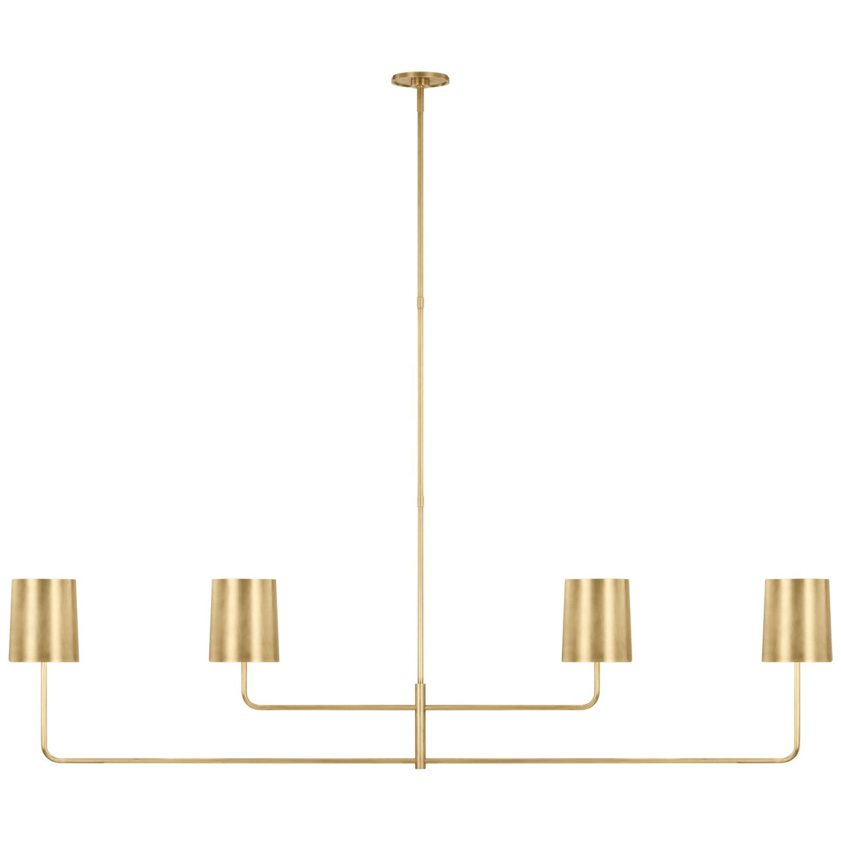 Go Lightly 70" Four Light Linear Chandelier