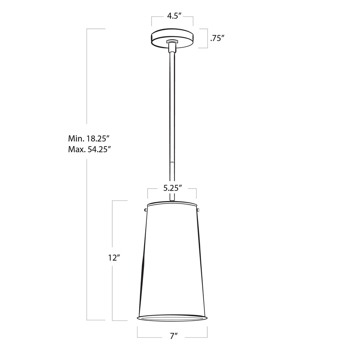 Hattie One Light Pendant