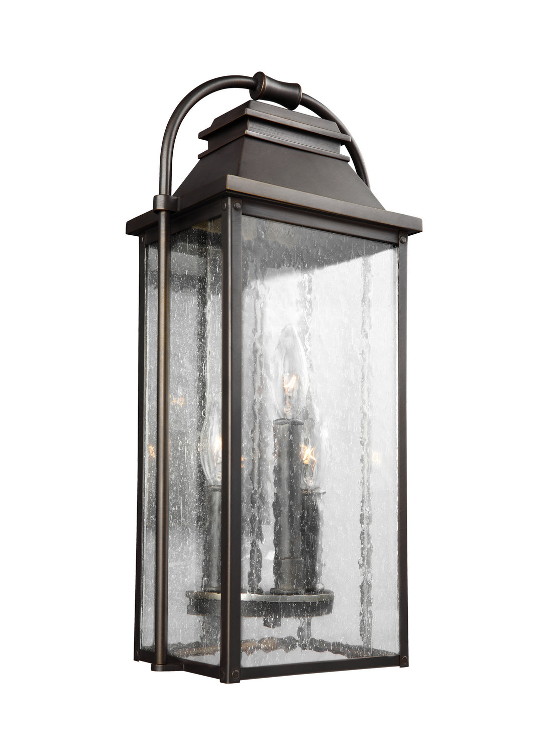 Three Light Outdoor Wall Sconce — 18.25"