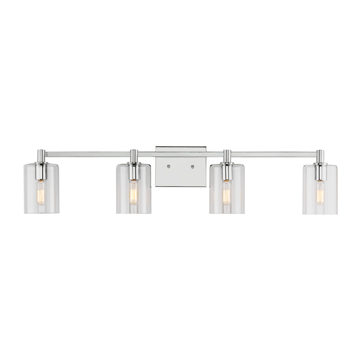 LED Bath Wall Sconce — W: 35.00" × H: 7.75" × D: 6.38"