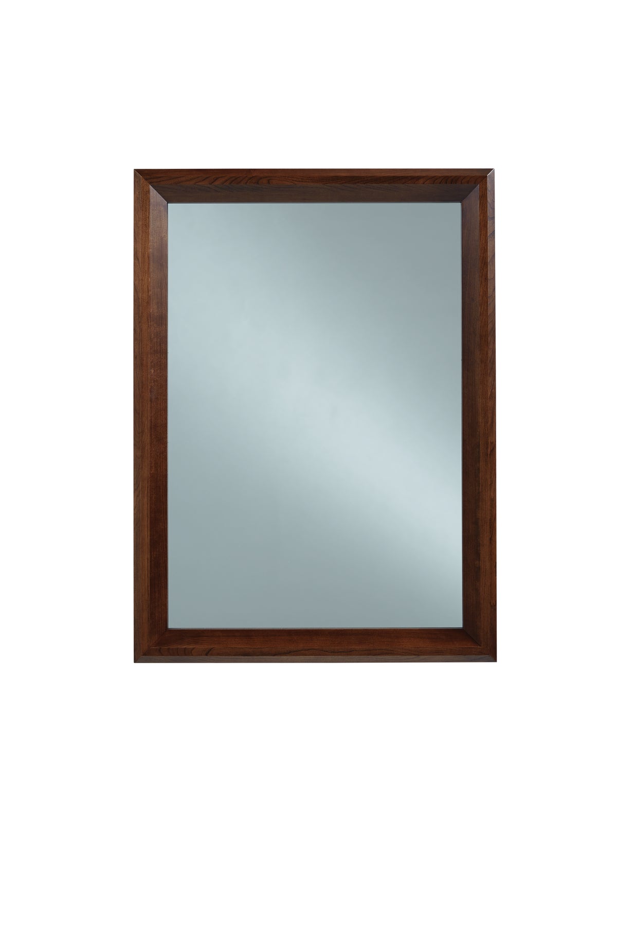 West Bros Camber Landscape Mirror in 88 Umber, on white
