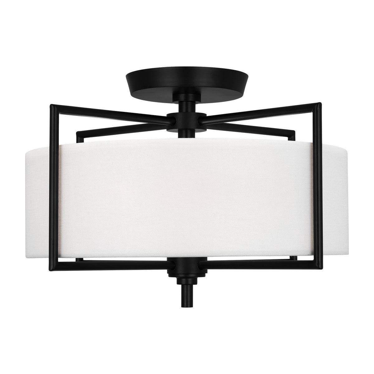Two Light Semi-Flush Mount